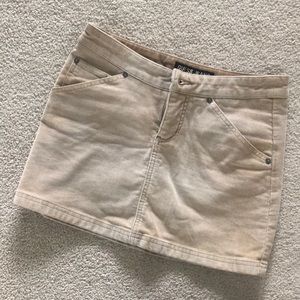 Guess Jeans Tan Corduroy Skirt